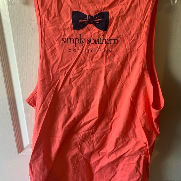 EUC Simply Southern Coral Tunic Large - Picture 3 of 3